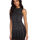 Lisa Formal Heat Stone Mini Dress is a gorgeous pick as your 2023 prom dress or formal gown for wedding guest, spring bridesmaid, or army ball attire!
