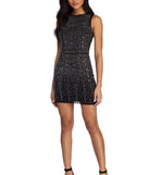 Lisa Formal Heat Stone Mini Dress is a gorgeous pick as your 2023 prom dress or formal gown for wedding guest, spring bridesmaid, or army ball attire!