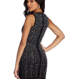 Lisa Formal Heat Stone Mini Dress is a gorgeous pick as your 2023 prom dress or formal gown for wedding guest, spring bridesmaid, or army ball attire!