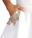 Rose Formal Satin Party Dress is a gorgeous pick as your 2023 prom dress or formal gown for wedding guest, spring bridesmaid, or army ball attire!