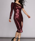 The Emilia Sequin Midi Formal Dress is a gorgeous pick as your 2023 prom dress or formal gown for wedding guest, spring bridesmaid, or army ball attire!