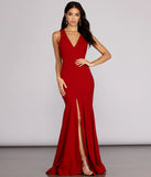 Alicia Lace Crepe Mermaid Gown creates the perfect summer wedding guest dress or cocktail party dresss with stylish details in the latest trends for 2023!