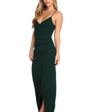 Caris Formal Sleeveless Wrap Dress creates the perfect summer wedding guest dress or cocktail party dresss with stylish details in the latest trends for 2023!