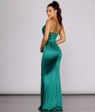 The Diane Formal Satin Sleeveless Dress is a gorgeous pick as your 2023 prom dress or formal gown for wedding guest, spring bridesmaid, or army ball attire!