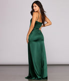 Rhiannon One-Shoulder Satin Long Dress creates the perfect summer wedding guest dress or cocktail party dresss with stylish details in the latest trends for 2023!