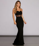Nessa Formal Strapless Lace Dress creates the perfect summer wedding guest dress or cocktail party dresss with stylish details in the latest trends for 2023!
