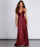 Taylar Satin Gown creates the perfect summer wedding guest dress or cocktail party dresss with stylish details in the latest trends for 2023!