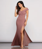 Lorena Off The Shoulder Gown creates the perfect summer wedding guest dress or cocktail party dresss with stylish details in the latest trends for 2023!