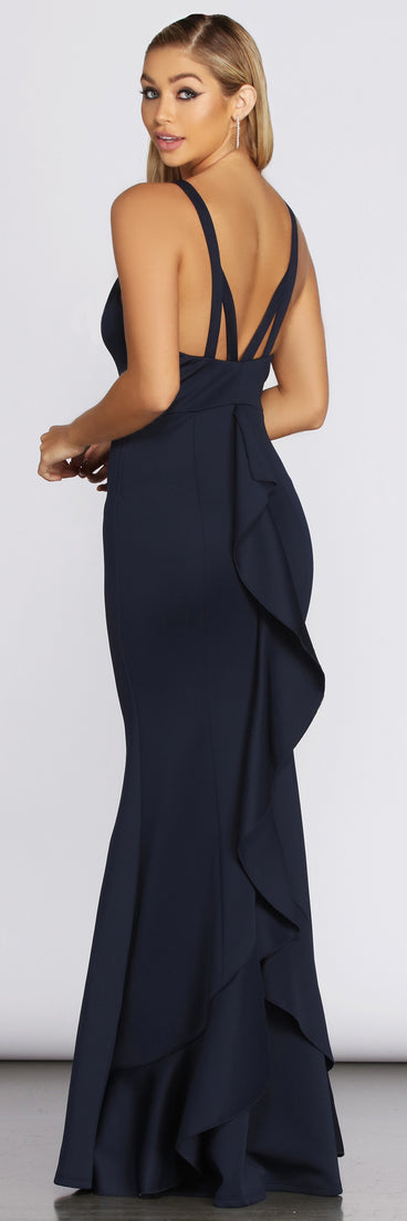 Karina Rhinestone Trim Formal Dress creates the perfect summer wedding guest dress or cocktail party dresss with stylish details in the latest trends for 2023!