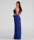 Sasha Formal High Slit Wrap Dress provides a stylish summer wedding guest dress, the perfect dress for graduation, or a cocktail party look in the latest trends for 2024!