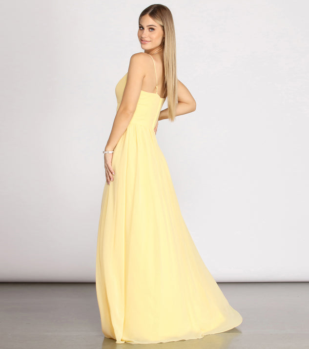 Polly Formal High Slit Dress | Windsor