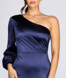 The Beatrix Satin Gown is a gorgeous pick as your 2023 prom dress or formal gown for wedding guest, spring bridesmaid, or army ball attire!