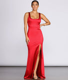 The Beatrix Formal Satin Gown is a gorgeous pick as your 2023 prom dress or formal gown for wedding guest, spring bridesmaid, or army ball attire!