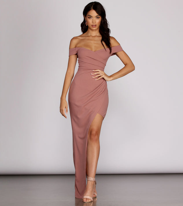 Mariel Off Shoulder Dress creates the perfect summer wedding guest dress or cocktail party dresss with stylish details in the latest trends for 2023!