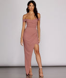 Mariel Off Shoulder Dress creates the perfect spring wedding guest dress or cocktail attire with stylish details in the latest trends for 2023!
