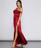 Madonna Satin Evening Gown is a stunning choice for a bridesmaid dress or maid of honor dress, and to feel beautiful at Prom 2023, spring weddings, formals, & military balls!