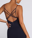 Raquel Cross-Back Mermaid Gown creates the perfect summer wedding guest dress or cocktail party dresss with stylish details in the latest trends for 2023!