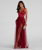 Haisley Formal Tulle And Satin Dress provides a stylish spring wedding guest dress, the perfect dress for graduation, or a cocktail party look in the latest trends for 2024!