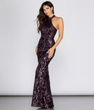 Everleigh Formal Sequin Scroll Dress creates the perfect summer wedding guest dress or cocktail party dresss with stylish details in the latest trends for 2023!