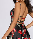 Adelia Formal Lace Up Dress creates the perfect summer wedding guest dress or cocktail party dresss with stylish details in the latest trends for 2023!