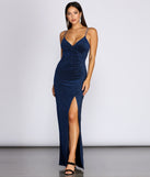 Zinga Metallic Knit Gown creates the perfect summer wedding guest dress or cocktail party dresss with stylish details in the latest trends for 2023!