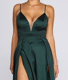 Charlie A-Line Double Slit Formal Dress creates the perfect summer wedding guest dress or cocktail party dresss with stylish details in the latest trends for 2023!