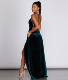 Alycia Velvet Lace-Up Gown creates the perfect summer wedding guest dress or cocktail party dresss with stylish details in the latest trends for 2023!