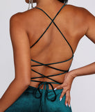Alycia Velvet Lace-Up Gown creates the perfect summer wedding guest dress or cocktail party dresss with stylish details in the latest trends for 2023!