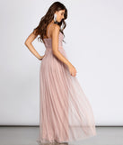 Sharlene Tulle A-line Gown is a stunning choice for a bridesmaid dress or maid of honor dress, and to feel beautiful at Prom 2023, spring weddings, formals, & military balls!