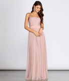 Sharlene Tulle A-line Gown is a stunning choice for a bridesmaid dress or maid of honor dress, and to feel beautiful at Prom 2023, spring weddings, formals, & military balls!