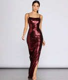 Ash High Slit Sequin Dress creates the perfect summer wedding guest dress or cocktail party dresss with stylish details in the latest trends for 2023!