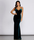 Cordelia Velvet Evening Gown creates the perfect summer wedding guest dress or cocktail party dresss with stylish details in the latest trends for 2023!