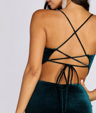 Cordelia Velvet Evening Gown creates the perfect summer wedding guest dress or cocktail party dresss with stylish details in the latest trends for 2023!