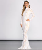 Madeline Sequin Mesh Formal Dress is a stunning choice for a bridesmaid dress or maid of honor dress, and to feel beautiful at Prom 2023, spring weddings, formals, & military balls!