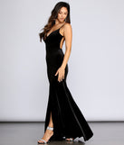 Mischa Velvet Mermaid Gown creates the perfect summer wedding guest dress or cocktail party dresss with stylish details in the latest trends for 2023!