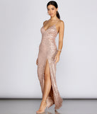 Cara Formal Sequin And Pearl Dress creates the perfect summer wedding guest dress or cocktail party dresss with stylish details in the latest trends for 2023!