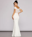 The Adley Lace Gown is a gorgeous pick as your 2023 prom dress or formal gown for wedding guest, spring bridesmaid, or army ball attire!