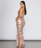 Laylah Sequin Mermaid Gown creates the perfect summer wedding guest dress or cocktail party dresss with stylish details in the latest trends for 2023!