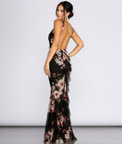 Janisa Formal Open Back Ruffle Dress creates the perfect summer wedding guest dress or cocktail party dresss with stylish details in the latest trends for 2023!