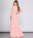 Mavis Chiffon Wrap Gown creates the perfect summer wedding guest dress or cocktail party dresss with stylish details in the latest trends for 2023!