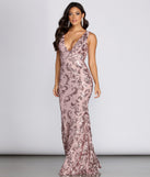 Paisley Formal Sequin Leaf Dress creates the perfect summer wedding guest dress or cocktail party dresss with stylish details in the latest trends for 2023!