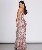 Paisley Formal Sequin Leaf Dress creates the perfect summer wedding guest dress or cocktail party dresss with stylish details in the latest trends for 2023!