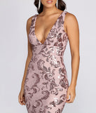 Paisley Formal Sequin Leaf Dress creates the perfect summer wedding guest dress or cocktail party dresss with stylish details in the latest trends for 2023!
