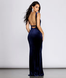 Allesia Velvet Evening Gown creates the perfect summer wedding guest dress or cocktail party dresss with stylish details in the latest trends for 2023!