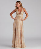 Mona Formal Plunging Glitter Dress creates the perfect summer wedding guest dress or cocktail party dresss with stylish details in the latest trends for 2023!