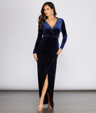 The Juliette Velvet Heat Stone Dress is a gorgeous pick as your 2023 prom dress or formal gown for wedding guest, spring bridesmaid, or army ball attire!
