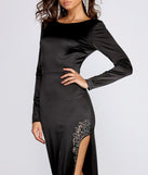 Maliya Long Slim Satin Dress creates the perfect spring wedding guest dress or cocktail attire with stylish details in the latest trends for 2023!