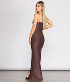 The Kaitlin Long Glitter Evening Gown is a gorgeous pick as your 2023 prom dress or formal gown for wedding guest, spring bridesmaid, or army ball attire!