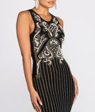 Deleah Formal Sleeveless Pearl Dress creates the perfect summer wedding guest dress or cocktail party dresss with stylish details in the latest trends for 2023!