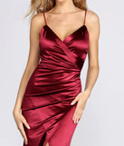 Zora Formal Satin Dress is a stunning choice for a bridesmaid dress or maid of honor dress, and to feel beautiful at Prom 2023, spring weddings, formals, & military balls!